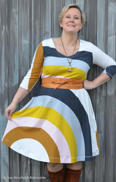 Baumwoll Jersey Magnificent Rainbow by Käselotti von Swafing